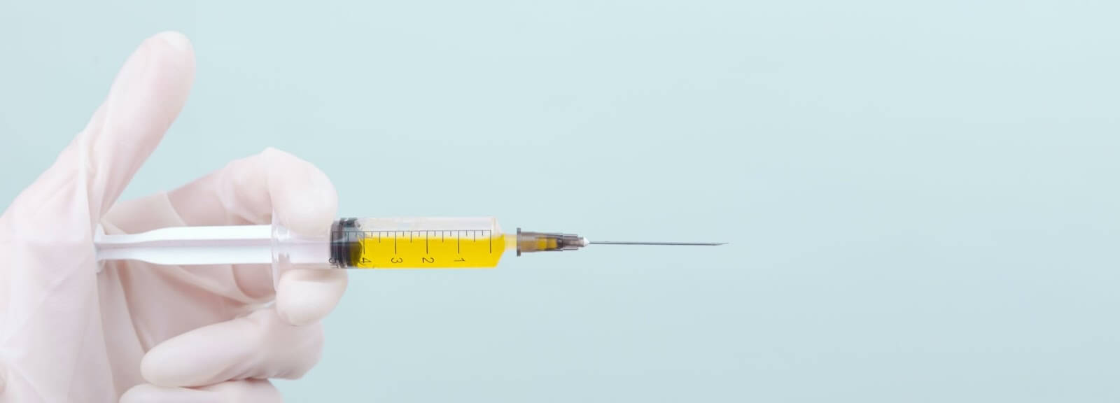 子宮頸がんワクチンの注射器の画像