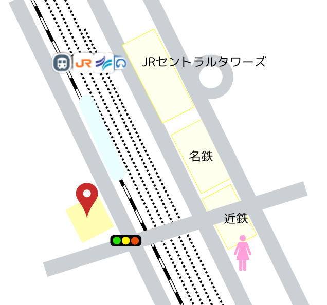 クリニック周辺地図